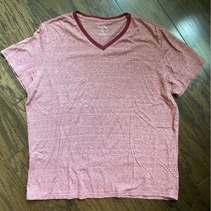 Goodfellow & Co. V-Neck Red Shirt